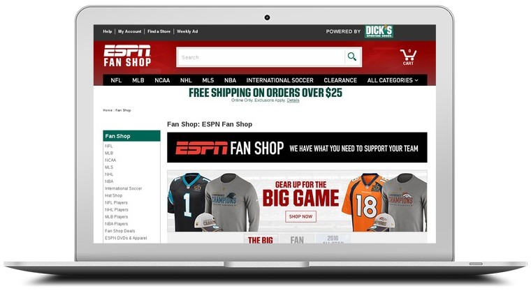 ESPN Shop Coupons