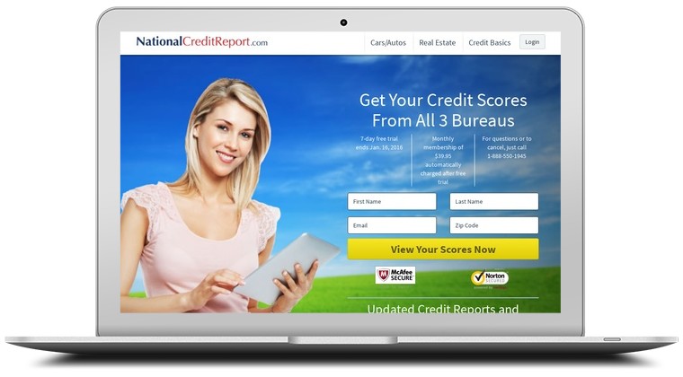 National Credit Report Coupons