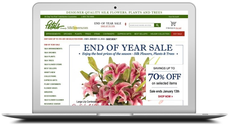 Silk Flowers Coupons