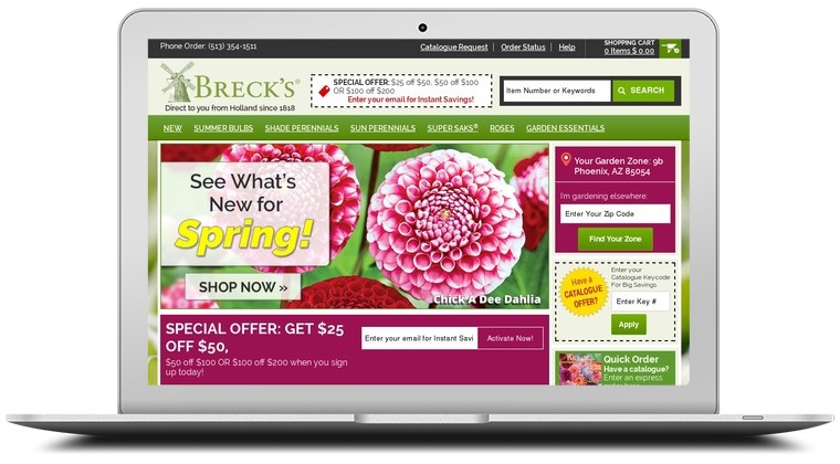 Breck's Bulbs Coupons