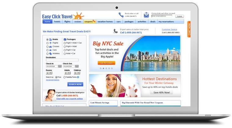 Easy Click Travel Coupons