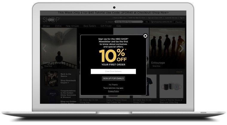 HBO Shop Coupons