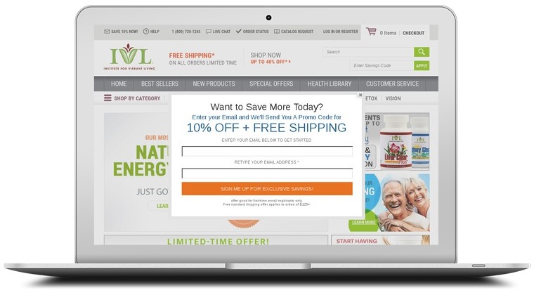 Institute For Vibrant Living Coupons